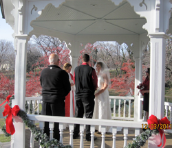 Doug and Lauren's December wedding at The Salem Duck Pond